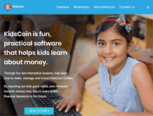 Tablet Screenshot of kidscoin.org